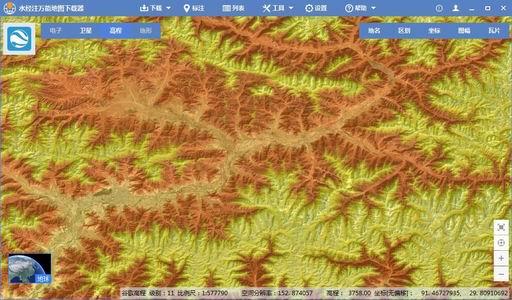 万能地图下载器在地质能源应用