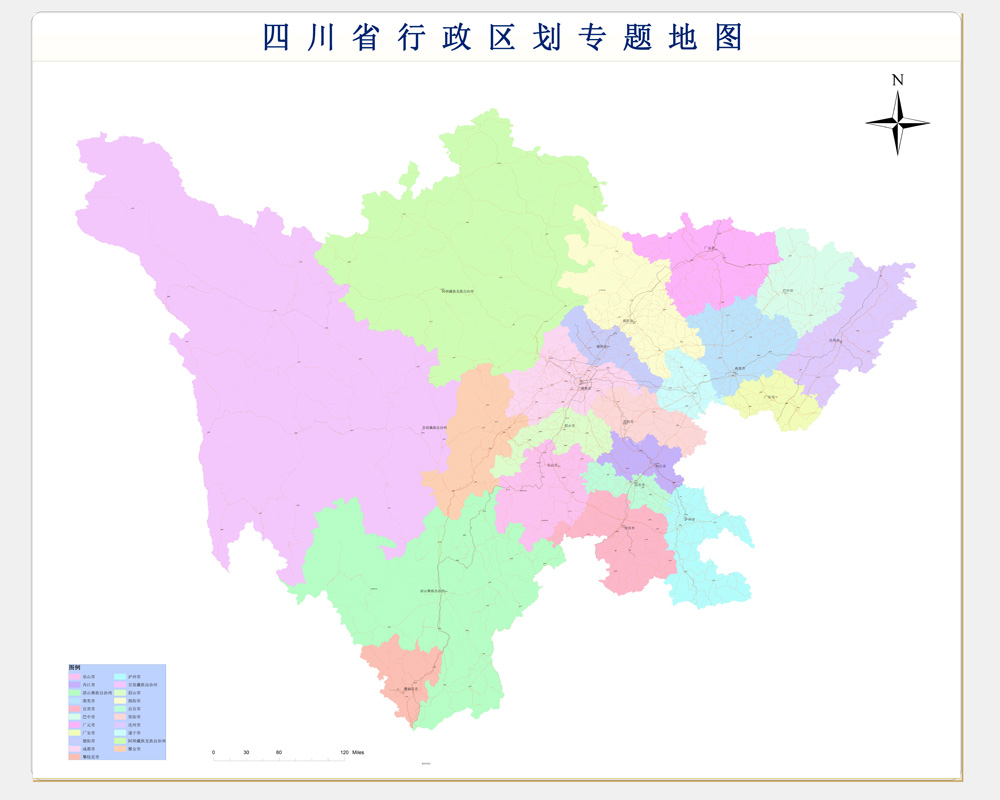 这个地图数据不仅包含四川省行政区域也包括四川道路网,对于从事地理